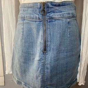 Denim Mini Skirt